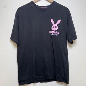 Bad Rabbit Men Shirt Small Black Candy Land Citizen Graphic Streetwear Bunny Tee